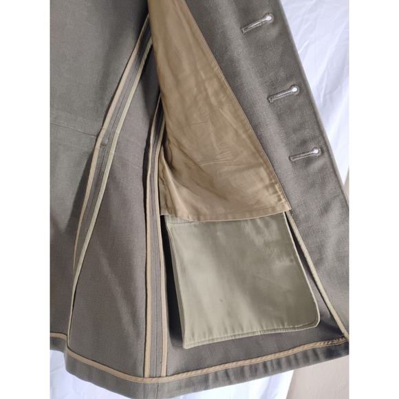 Vintage WWII U.S. Army Class A Uniform Military Jacket Size 38R 38 R Wool WW2 - Picture 13 of 13